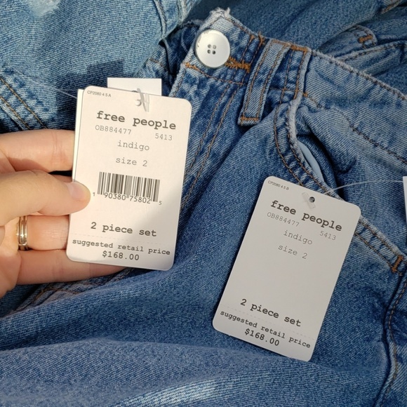 FP ONE LEFT !!Dust In The Wind Crop Top & Flare - Picture 2 of 7